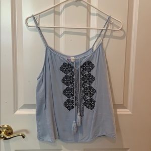Blue tank top